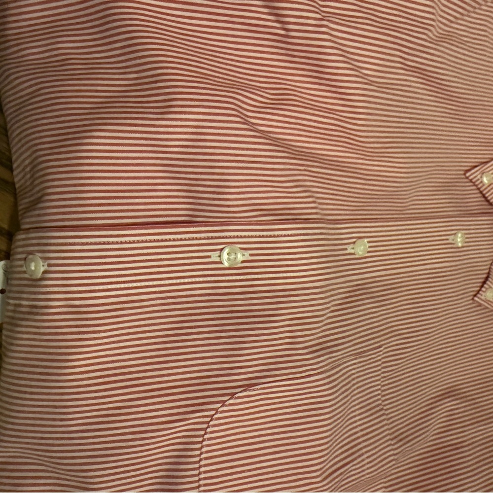 Brooks Brothers Pink Striped Button Down Shirt - Picture 3 of 5